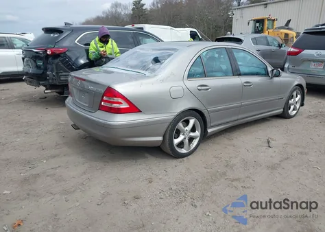 2005 Mercedes-Benz C 230 Kompressor Sport from USA, damaged, VIN WDBRF40J35F665659